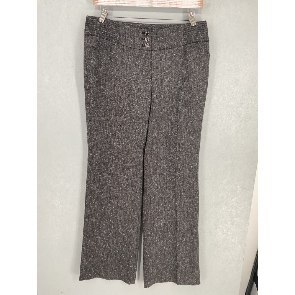 White House Black Market Womens Dress Pants Gray Modern Bootcut Legacy 6R - Picture 2 of 6